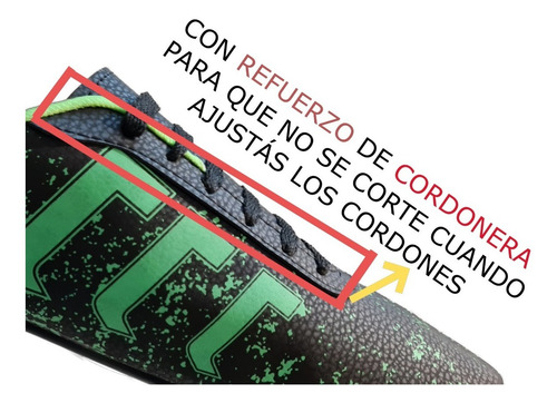 Imagen 4 de 5 de Botín Con Tapones Futbol 11 Barato Económico 35 Al 44