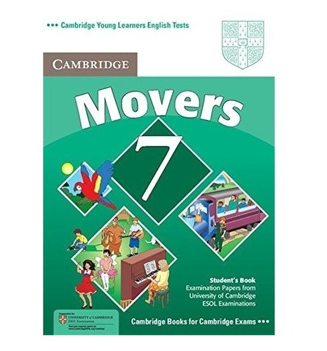 Livro Cambridge English Movers 7 - Cambridge Young Learners English Tests 7 Movers Student's Book: Examination Papers From University Of Cambridge Esol Examinations