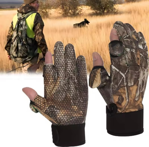 Guantes Caza Camoflaje Rt Tactico Multifuncional Termico