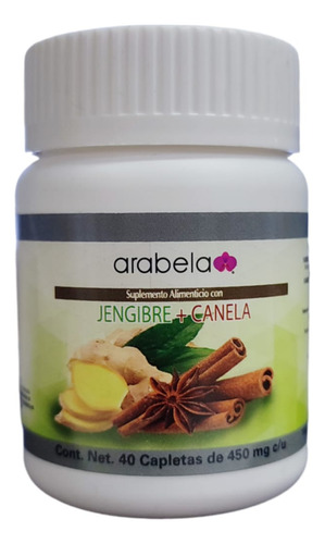 Jengibre + Canela Tabletas Termogénico Elimina Grasa Sabor S/sabor