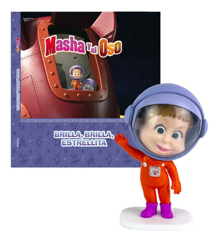 Colección Masha Y El Oso Cuento Figura N°11 Masha Astronauta