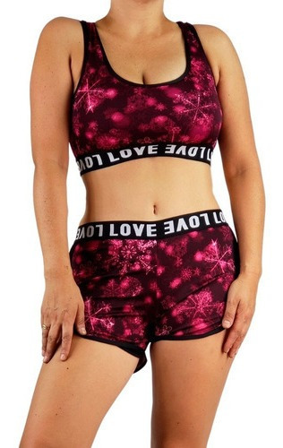 Conjunto Deportivo Mujer Algodón. Short Y Peto. Running. 084