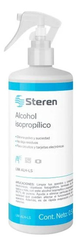 Alcohol Isopropílico Limpiador D Circuitos 1/2l C/atomizador