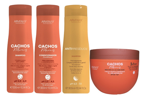 Kit Cachos Arvensis Sh+cond+masc.2x1 450g E Sh. Anti Resíduo