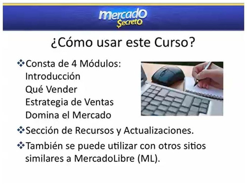Mercado Secreto Ganar Dinero En Mercadolibre + Plantillas Ml