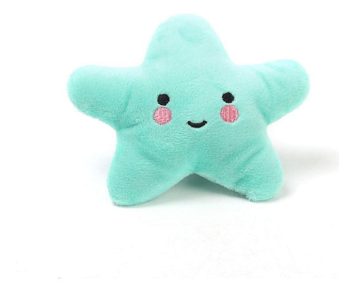 Peluche Mascotas Juguete Diseño Estrella Chifle Celeste