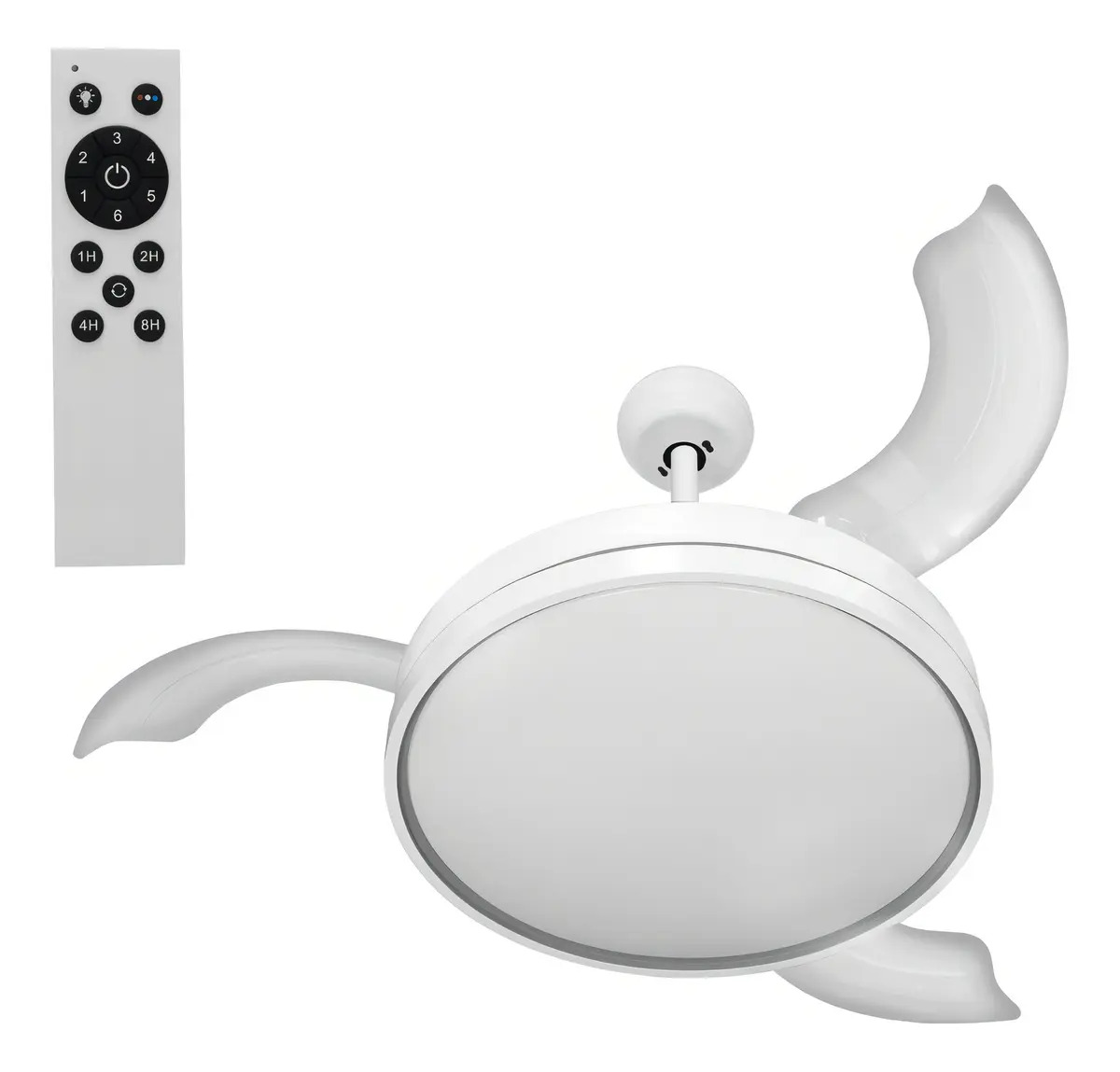 Ventilador de Teto Ventisol Astro Inverter com 3 Pás Retráteis de ABS e LED Bivolt