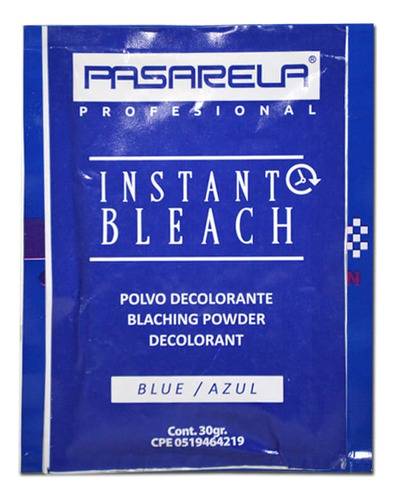 Decolorante Pasarela 30gr X 4unid Black&white