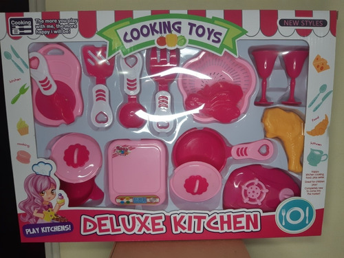 Juego De Cocina, Ollas Sarten De Juguete Infantil