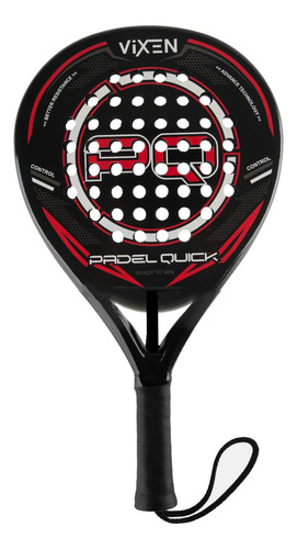 Paleta Padel Quick Paddle Fibra Vidrio Carbono Flex 40 Mm