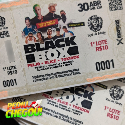 Imagem 1 de 5 de Ingresso Impressão Colorida Simples . 100 Unids