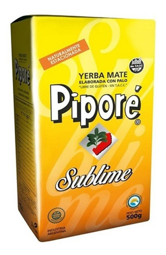 Pipore Yerba Mate Sublime 500 Gr / Qué Té Quieres