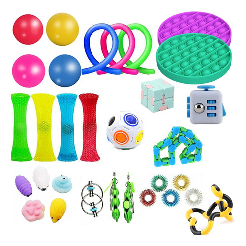 31 Piezas Sensorial Fidget Set De Juguete Para Adultos Y Niñ