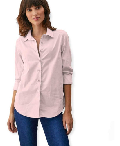 Camisa Manga Larga Poplin Baleares Dama | Taverniti (02665)