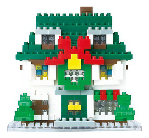 Casa De Navidad - Bloques De Construcción  Nanoblock 