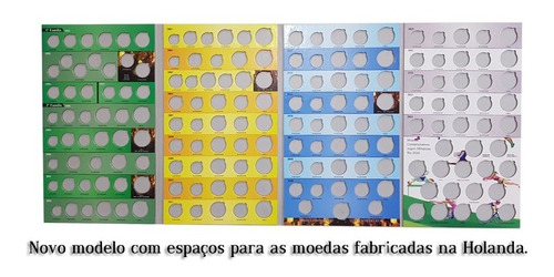 Álbum Moedas Do Real 1994 A 2024 C/ Comemorativas + Brinde