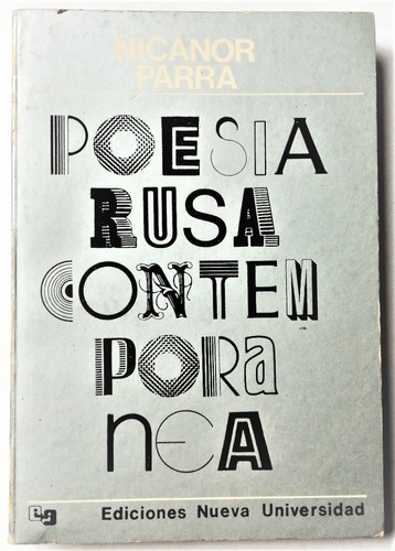 Nicanor Parra Poesía Rusa Contemporánea 1972