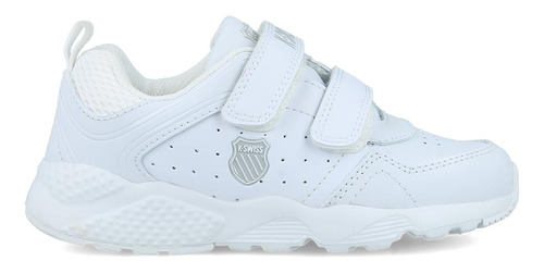 Tenis Deportivos Escolares K-swiss Para Niño Piel Blanco (17