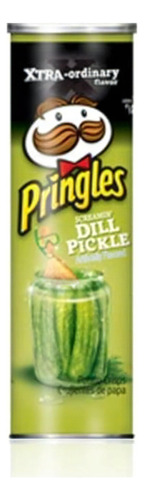 Batata Chips Pringles Screamin' Dill Pickles - Pickles 158g