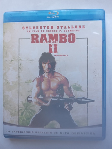 Rambo 2 First Blood Blu Ray Película Stallone