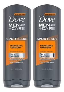 Dove Men, Sportcare Body Y Face Wash, Kit De 2 Piezas