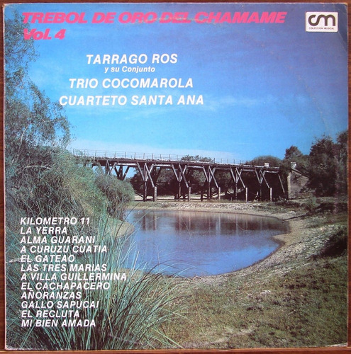 Varios - Trebol De Oro Del Chamame Vol.4- Lp 1981 - Folklore