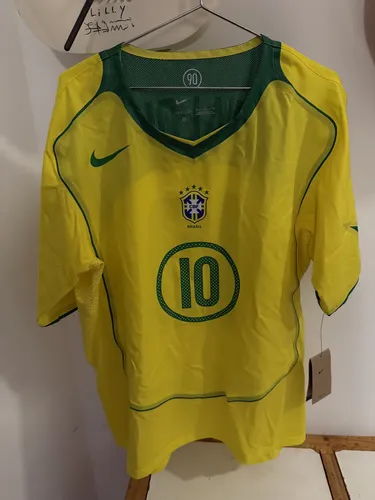 Camisa Nike Brasil Total 90 Ronaldinho - Reedição Gg | MercadoLivre
