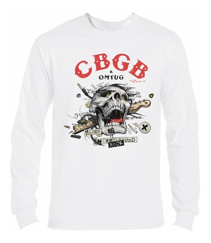 Polera Ml Cbgb Home Of Underground Rock Punk Abominatron