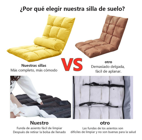 Silla Lazy Boy Silla Plegable Respaldo Ajustable Angulo