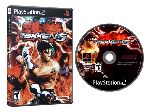 Parche Fat Slim del juego Tekken 5 para Playstation 2 Ps2