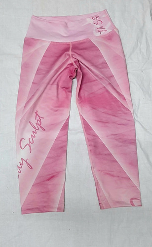 Calza Modelo Deportivo Body Sculp Color Rosa Talle S