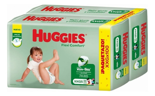 Pañales Huggies FLEX COMFORT  XXGPañales Huggies FLEX COMFORT XXG