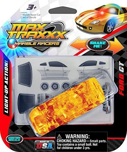 Max Traxxx Galardonado Ford Gt Light Up Marble Tracer Racer