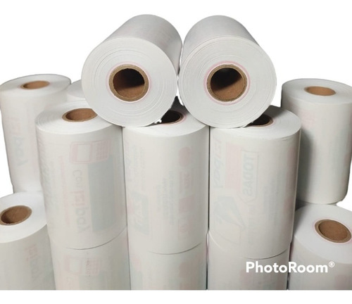 50 Rollos De Papel Térmico 57mm X 45mm (contómetros)