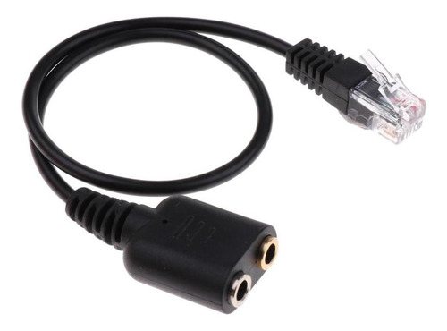 Conector De 3.5 Mm Audio A Rj9 Plug Adapter Para Pc Y