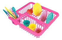 Comprar Brinquedo Escorredor De Louça C\u002F Acessórios Cozinha 17 Peças