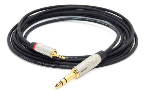 Cable Miniplug A Plug Estereo Gold Low Noise Ofc Hamc 1mts