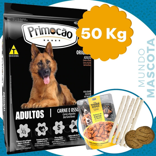 Alimento Perro Adulto Primocao Original 50 Kg + Regalo