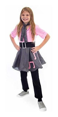 Hauntlook 50s Sock Hop & Rockabilly Costume Poodle Skirt Out