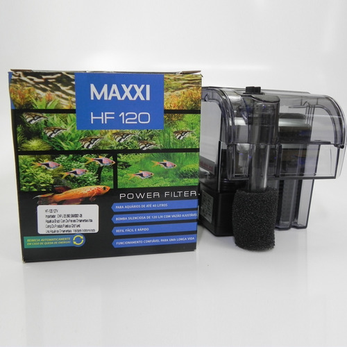 Filtro Maxxi Power Hf-120 120l/h 220v Para Aquários De 30l