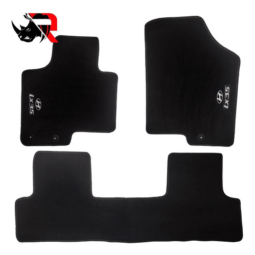 Imagen 5 de 5 de Tapete Automotriz Compatible Con Hyundai Ix35 / Blanco / M1