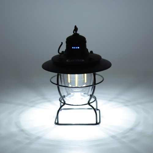 Linterna De Camping De Estilo Retro Con Reflector Led Para T