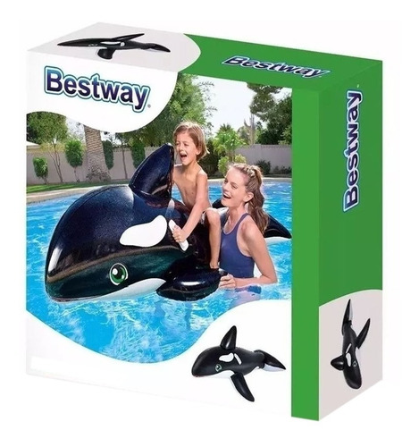 Ballena Orca Inflable Flotador Gigante Infantil Bestway