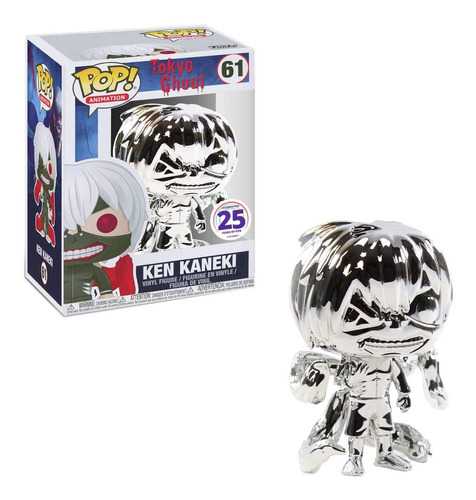 Pop Tokyo Ghoul Ken Kaneki Cromo De Plata Funimation  A...