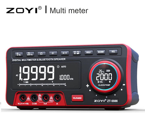 Multímetro Digital Profissional Zoyi Zt-5566 Bluetooth