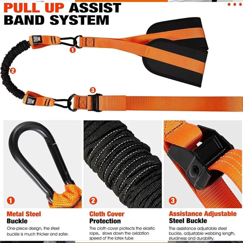 X Banda De Dominadas Resistente, Pull Up Assistance Bands