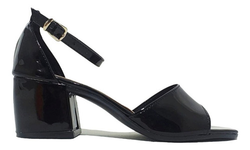 Imagen 3 de 4 de Sandalias Bina Charol Black