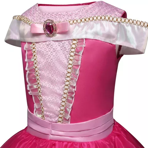 Vestido Infantil Princesa Aurora - Bela Adormecida