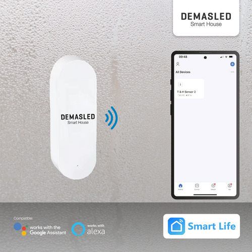 Sensor De Temperatura Y Humedad Termostato Smart Wifi