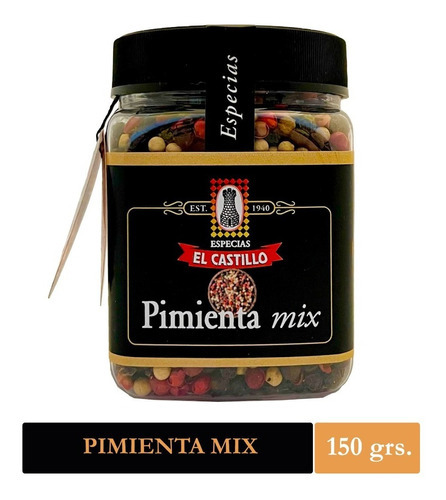 Pimienta Mix Bote El Castillo 150 Grs